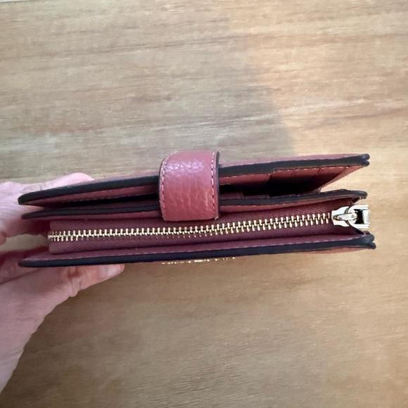 Kate Spade Outlet RaspberryTextured Wallet - Picture 7 of 11